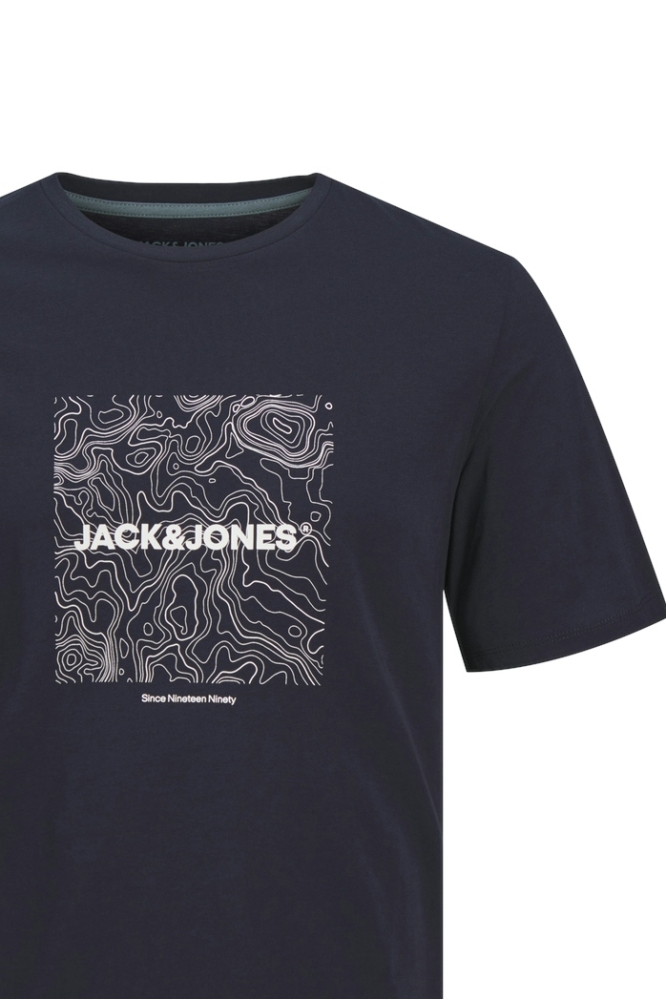JJLINER TEE SS CREW NECK 12256780 NAVY BLAZER
